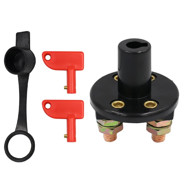 300A 12V 24V Czerwony 2Key Cut Off Battery Główny wyłącznik awaryjny Pojazd Samochód Modyfikacja Izolator Rozłącznik Ciężarówka Łódź Auto Samochód Wyłącznik zasilania