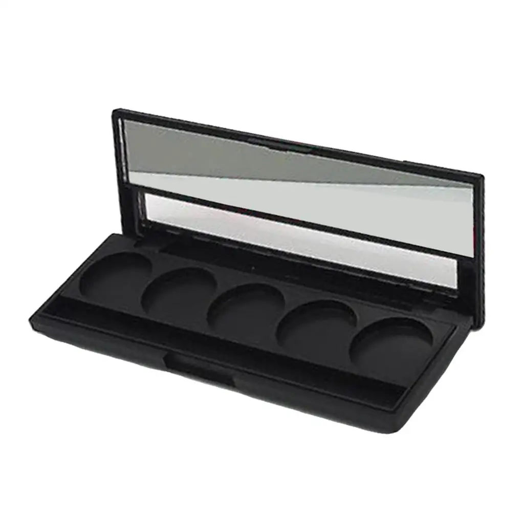 Empty Makeup Case Portable Blusher Box with Clear Window Makeup Palette for DIY Makeup Set Full Kit and Travel Use Empty Makeup Case Portable Blusher Box with Clear Window Makeup Palette for DIY Makeup Set Full Kit and Travel Use