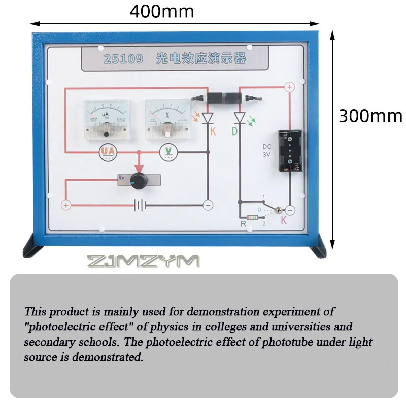 Dimostratore di effetti fotoelettrici strumento di insegnamento quantistico ottico fisico dimostrazione della legge con effetto fotoelettrico