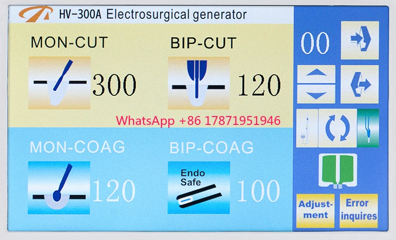 Ligasure vessel Sealing Electrosurgical Generator Endo TURP diathermy 300A plus High Frequency Electrosurgical Generator