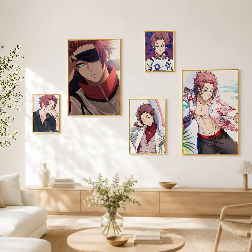 

Anime I-Itoshi Sae b-Blue Lock Waterproof Self-adhesive HD Poster Wall Sticker Home Decor Gift