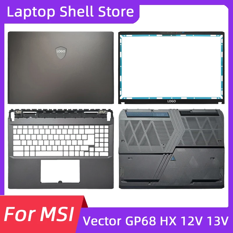 Laptop Accessories For MSI Vector GP68 HX 12V 13V MS-15M1 LCD Back Cover/Front Bezel/Palmrest/Bottom Base Laptop Shell