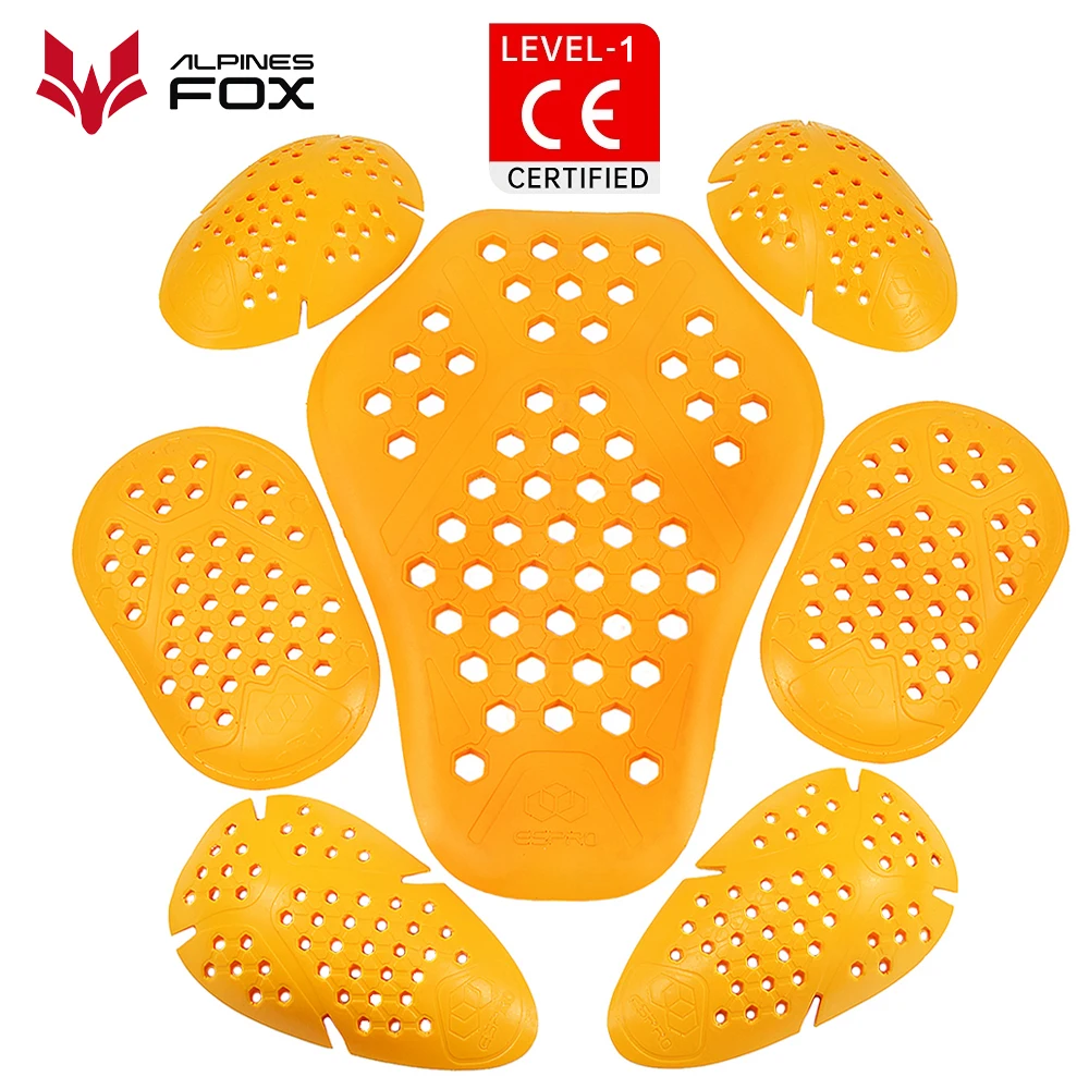 Universal Motorcycle Jacket Protective Pads Racing Back Protector Jacket Insert Armor Built-in Protective Gear Riding Equipment