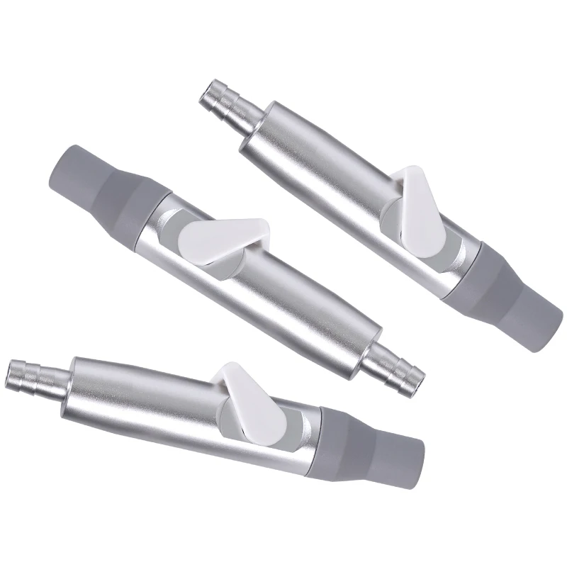 Dental Fraca Sucção Handle Valve, Oral Saliva Ejector, Handpiece curto, Dica Adaptador para Cadeira Dental, Turbina Acessórios, 1Pc