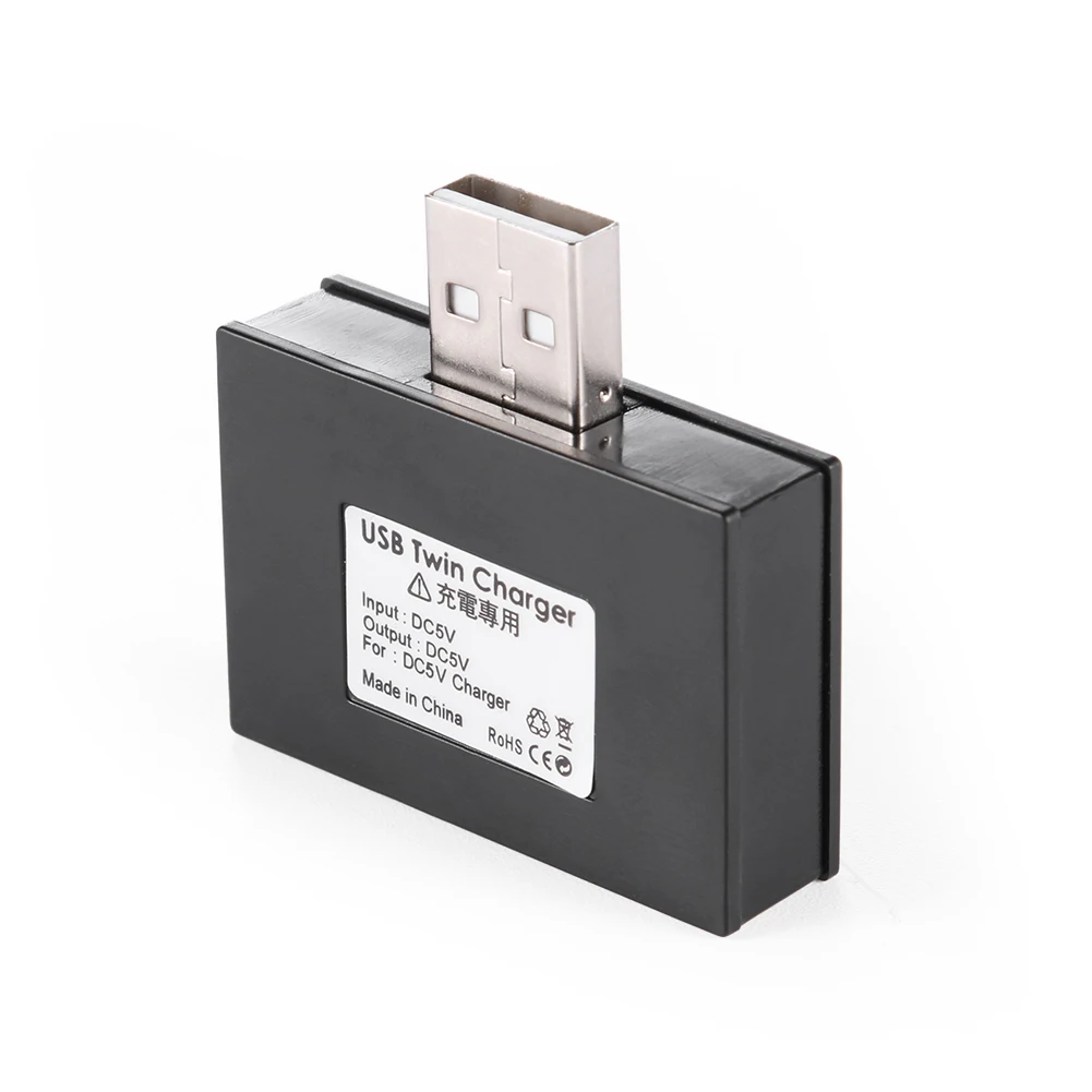 

USB2.0 Male to Twin Charger Dual 2 Port USB Splitter Hub Adapter Converter