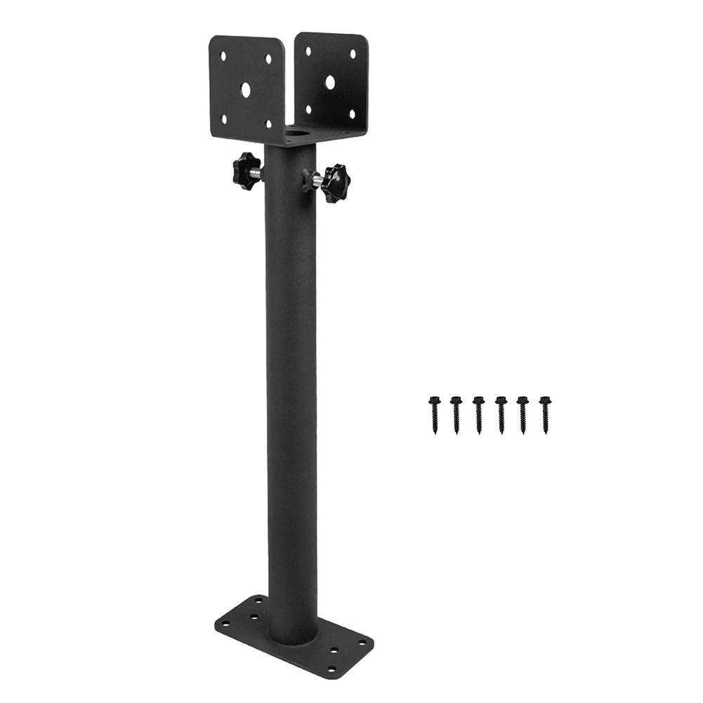 Adjustable Roof Riser Bracket 0-180 Degree Metal Beam Mount For Pergola Gazebo Porch Wood Structure Installation Hardware