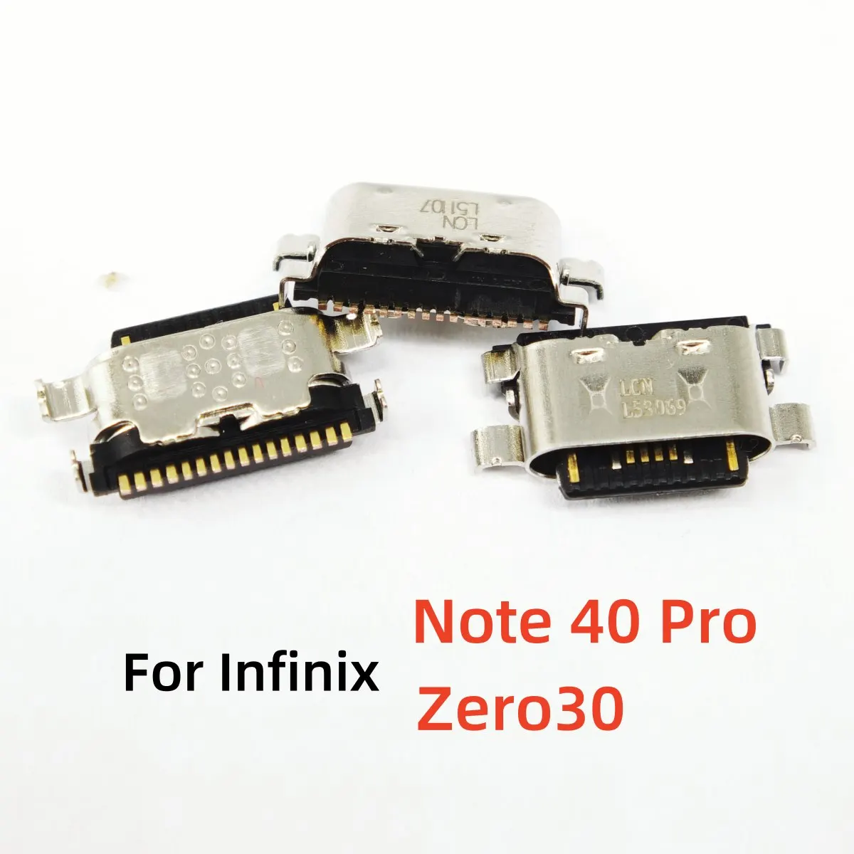 

5-10pcs USB Connector Mobile Charging port For Infinix Note40Pro X6851 X6852 / Zero30 connector Jack Socket Dock