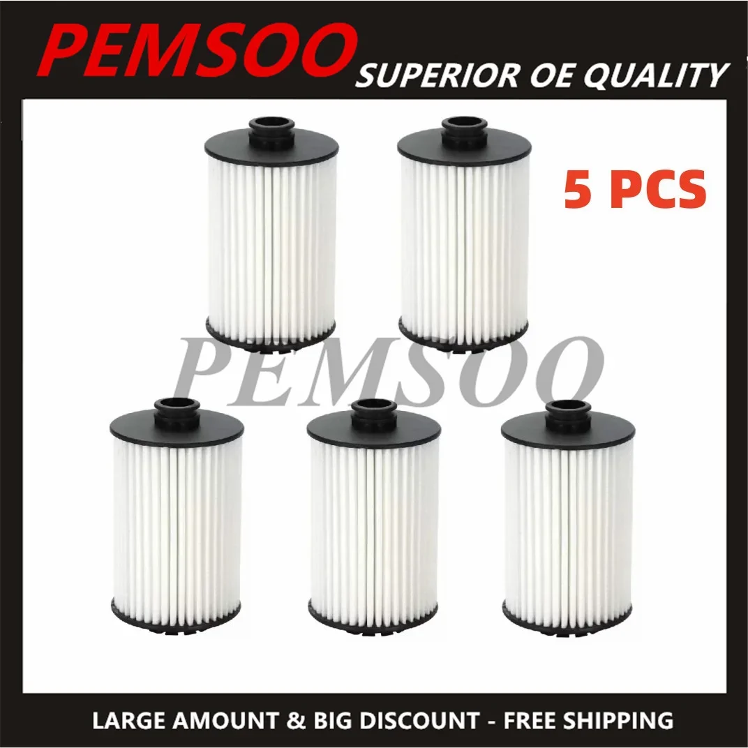 1/5/10X Auto Oil Filter Element Suit For Audi A7 S7 A8 S8 S5 4.0TFSI Bentley Continental Flying Spur 4.0T 079198405D 079115561J