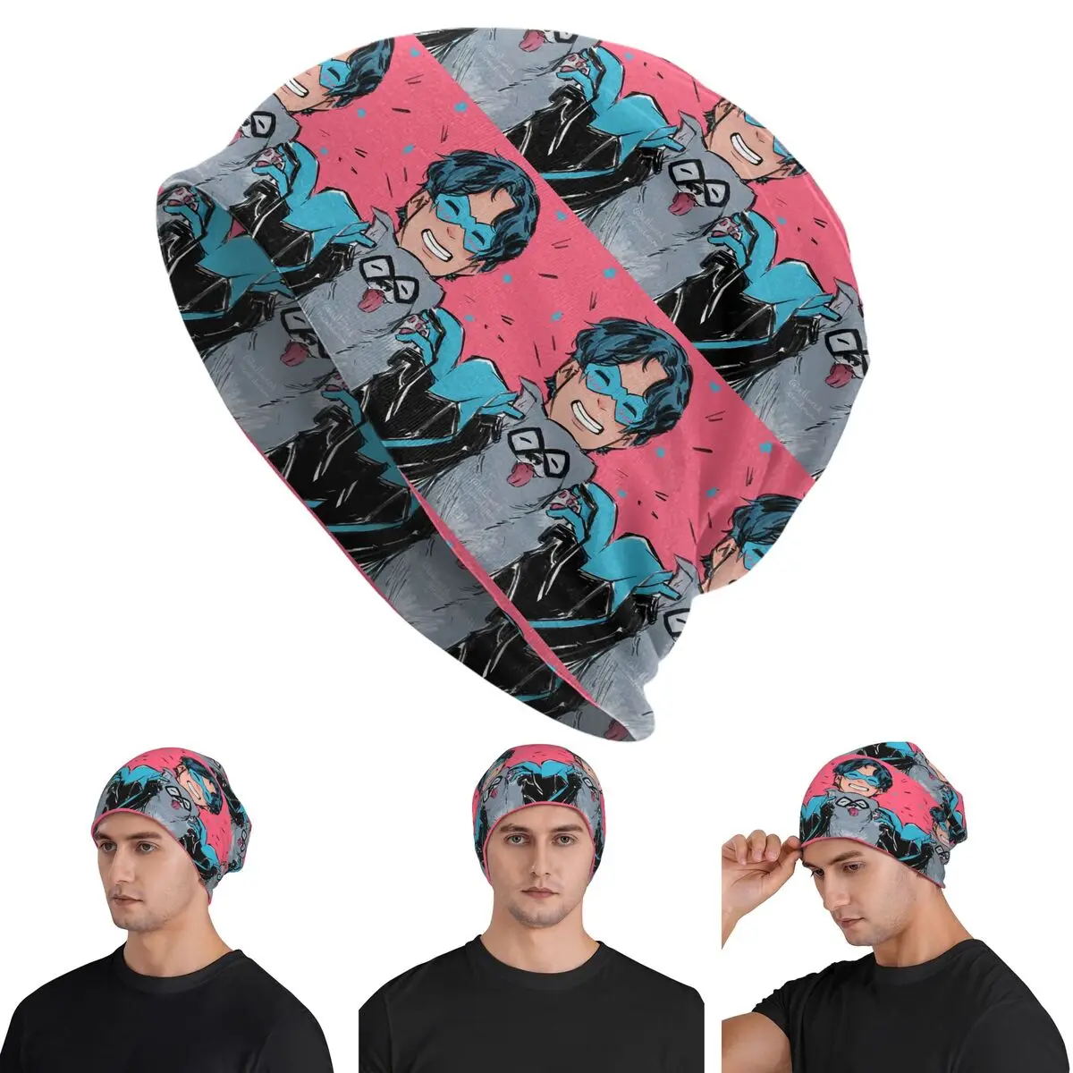 

Nightwing And Bitewing Ico Skullies шапки шапки теплая осенне-зимняя уличная шапка вязаная шапка для взрослых унисекс
