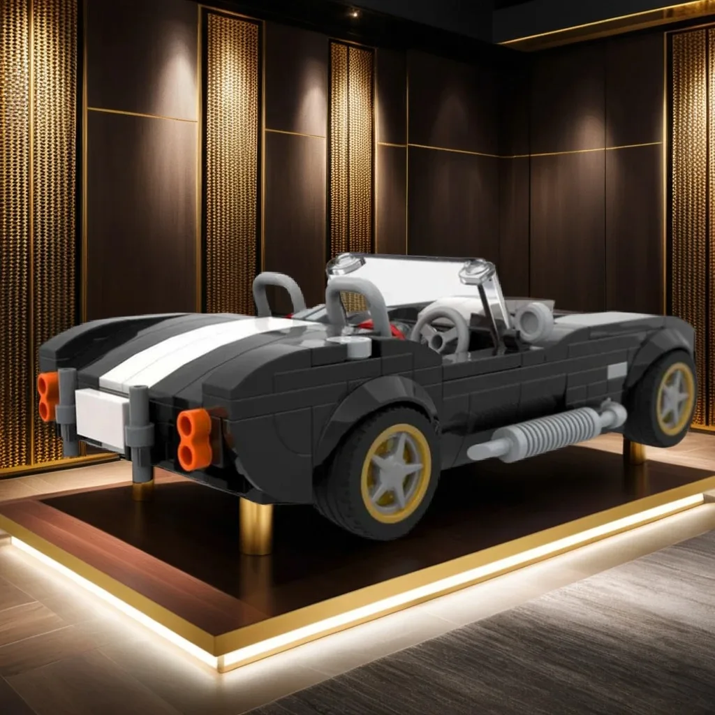 

255pcs Moc AC Shelbyer Cobra 1962 diy Construction Kit Education Model Building Blocks Birthday Toys Gift for Fans
