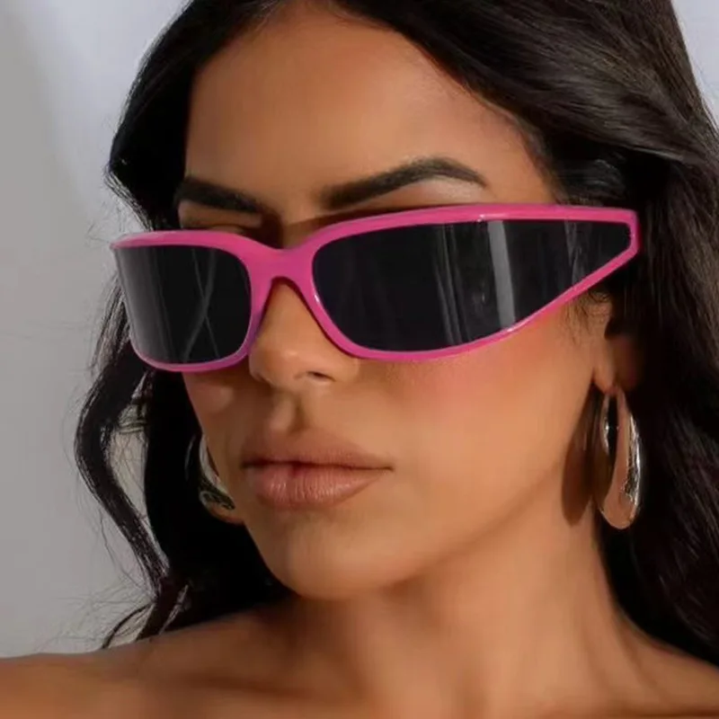 

Y2K Narrow Frame Sports Sunglasses - Windproof UV400 Cycling Glasses Unisex Trendy Shades