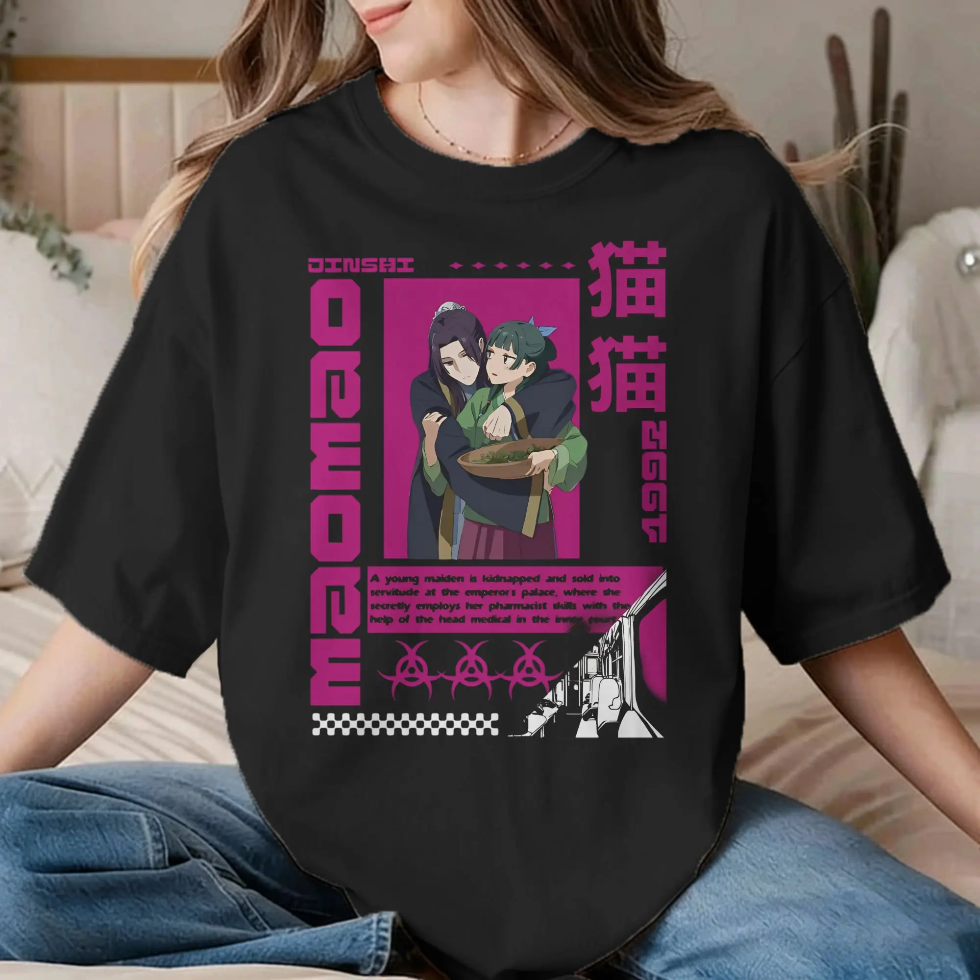 Maomao The Apothecary Diaries  T-Shirts for Men Women  Creative 100% Cotton Tees Round Neck  T Shirts Gift Idea Clothes