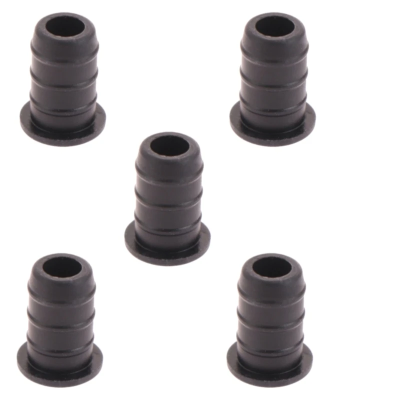 Bike Frame Cable Hole Grommet, Black Rubber Push-Fit Port Insert