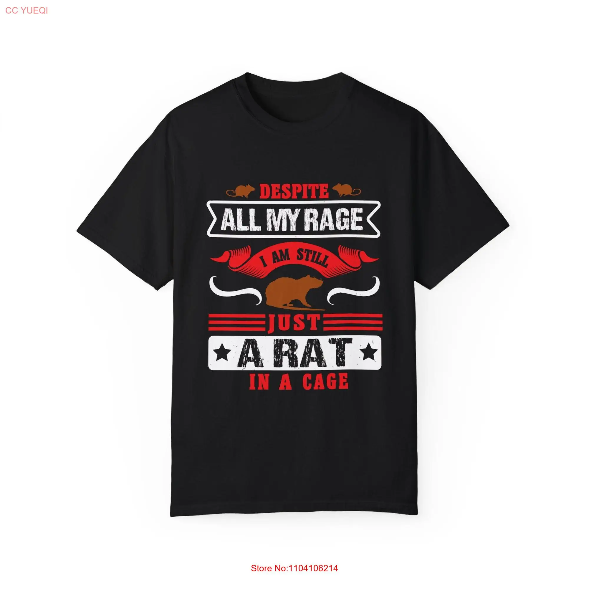 Despite all my rage I am still just a rat in cage premium t shirt Profound internal struggle deep sense of frustration