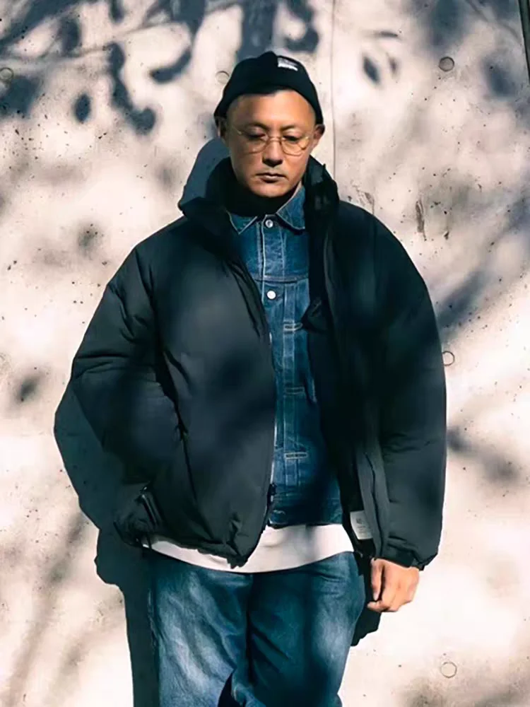 

Утепленная хлопковая куртка MD Six Uncle Collaborative в японском стиле, модный бренд, верхняя одежда, теплое пальто с длинными рукавами