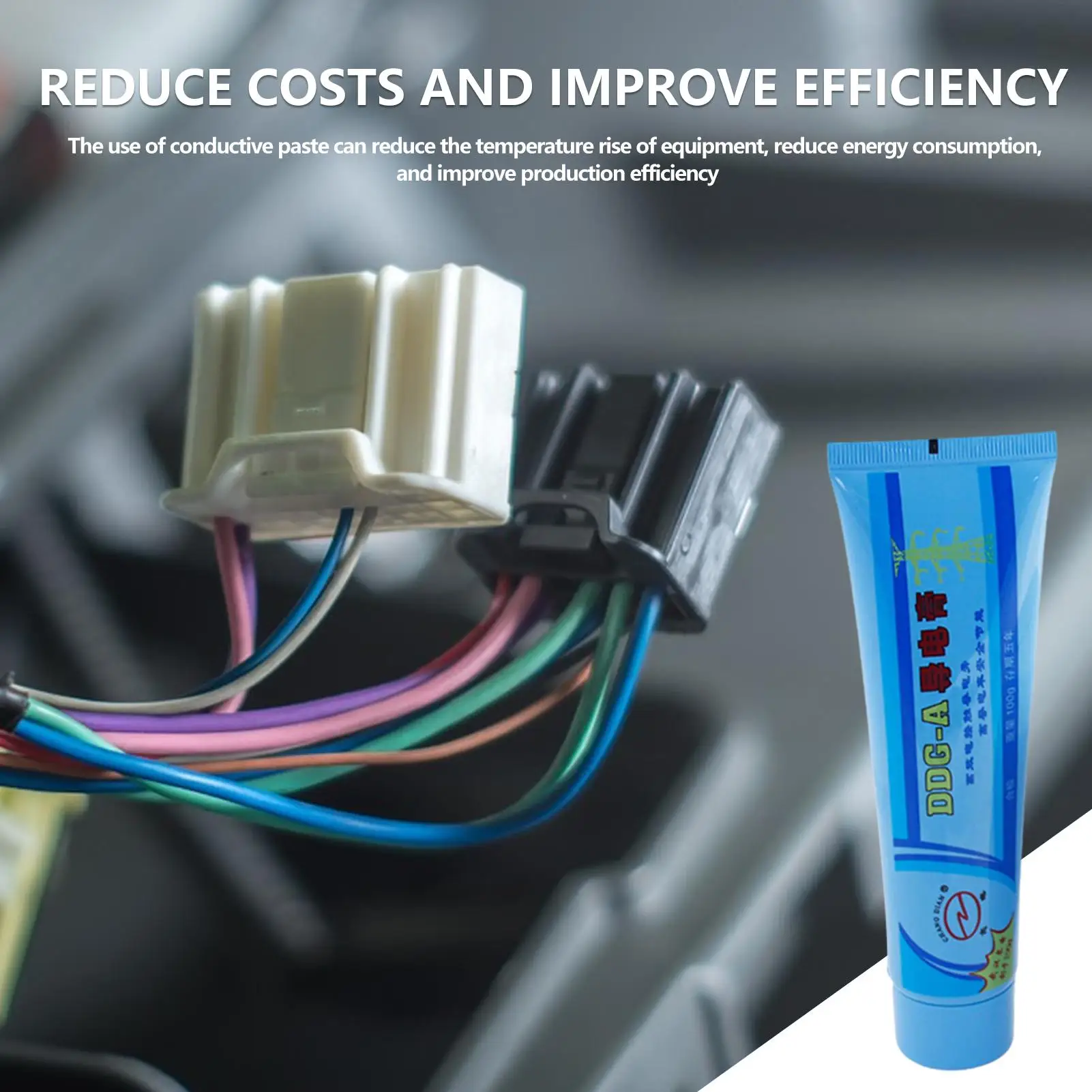 100g Electrical Conductive Grease Electronics Copper Conductive Paste for Electrical and Automotive Applications