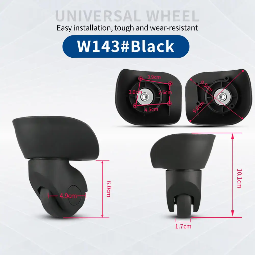 Hongsheng Koffer Universalrad Trolley-Rad Zubehör Passwort-Reisekoffer Geräuschlose Universalräder zur Reparatur und zum Austausch – Detail 16