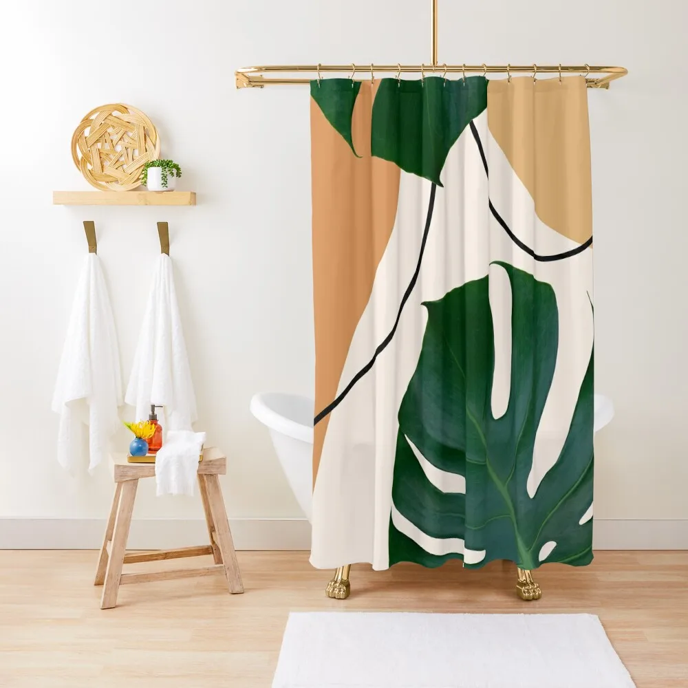 

Abstract organic Botanical Shower Curtain Modern Accessory Bathrooms Bathroom And Shower Products Bathroom Decor Curtain