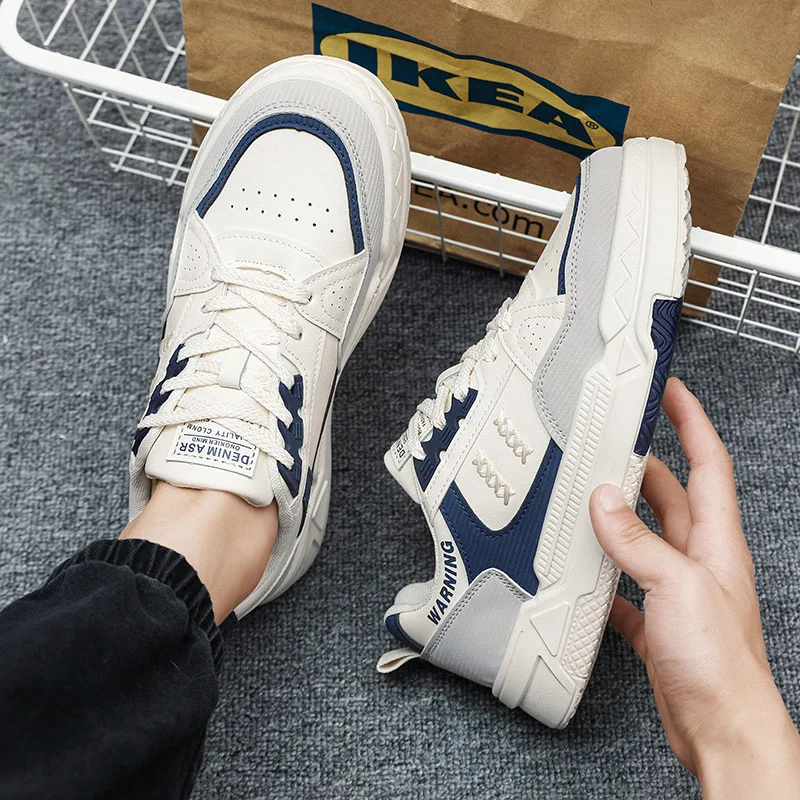 2025 Nuove scarpe Street Style - Scarpe da skate taglienti, retrò americane, suola spessa, casual e alla moda, comfort escursionistico