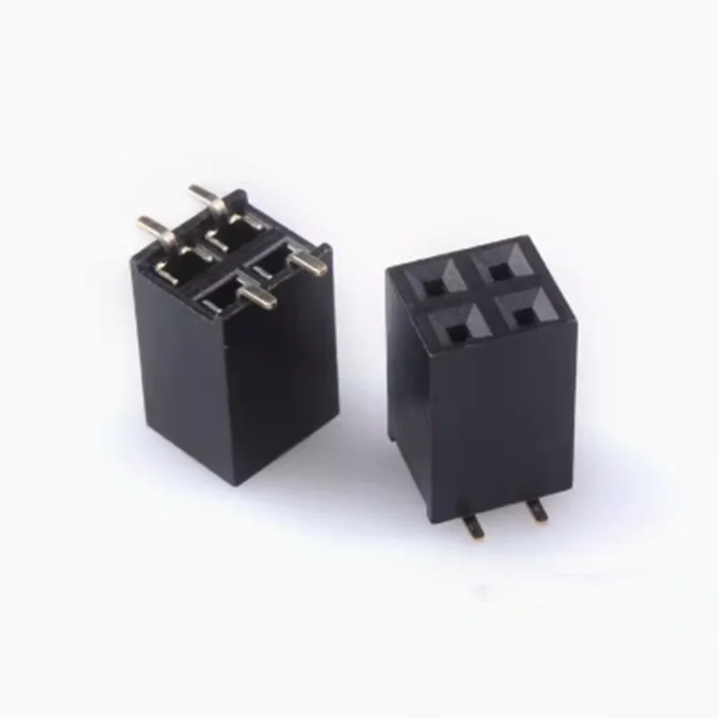 10pcs SMD SMT 2.54mm Double Row Female Header 2*2/3/4/5/6/7/8/9/10/12/1520/40 PIN 2.54mm PIN Header Socket Connector