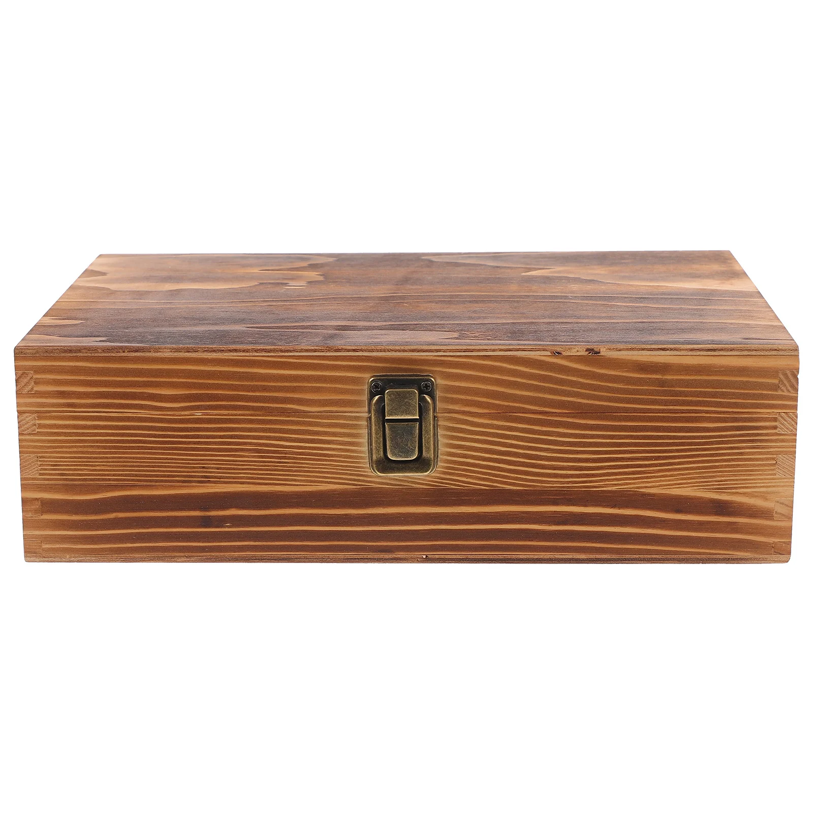 

Small Wooden Storage Box Wood Decorative Keepsake Box Solid Wood Iron Jewelry Organizer Multi Functional Case Wooden Storage