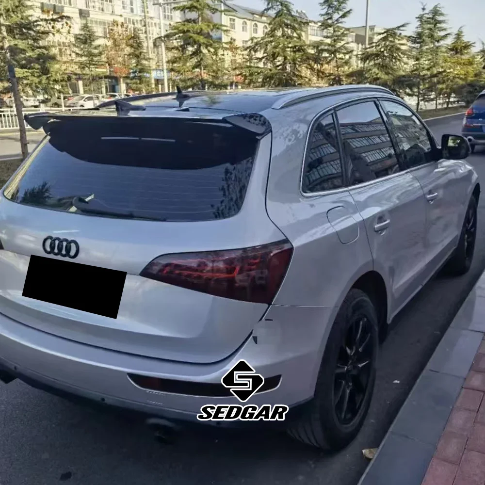 For 2010--2024 Audi Q5 Q5L Trunk Roof Spoiler GT Style High Quality ABS Plastic Unpainted Rear Spoiler Trunk Boot Wing Spoiler