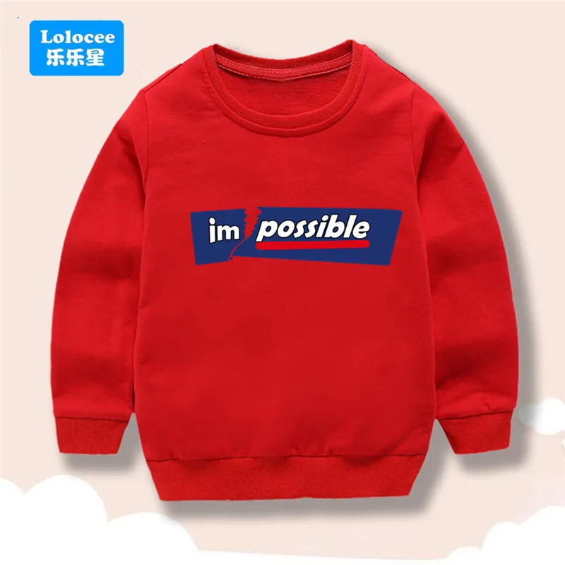 Boys' Red Sweatshirt with 