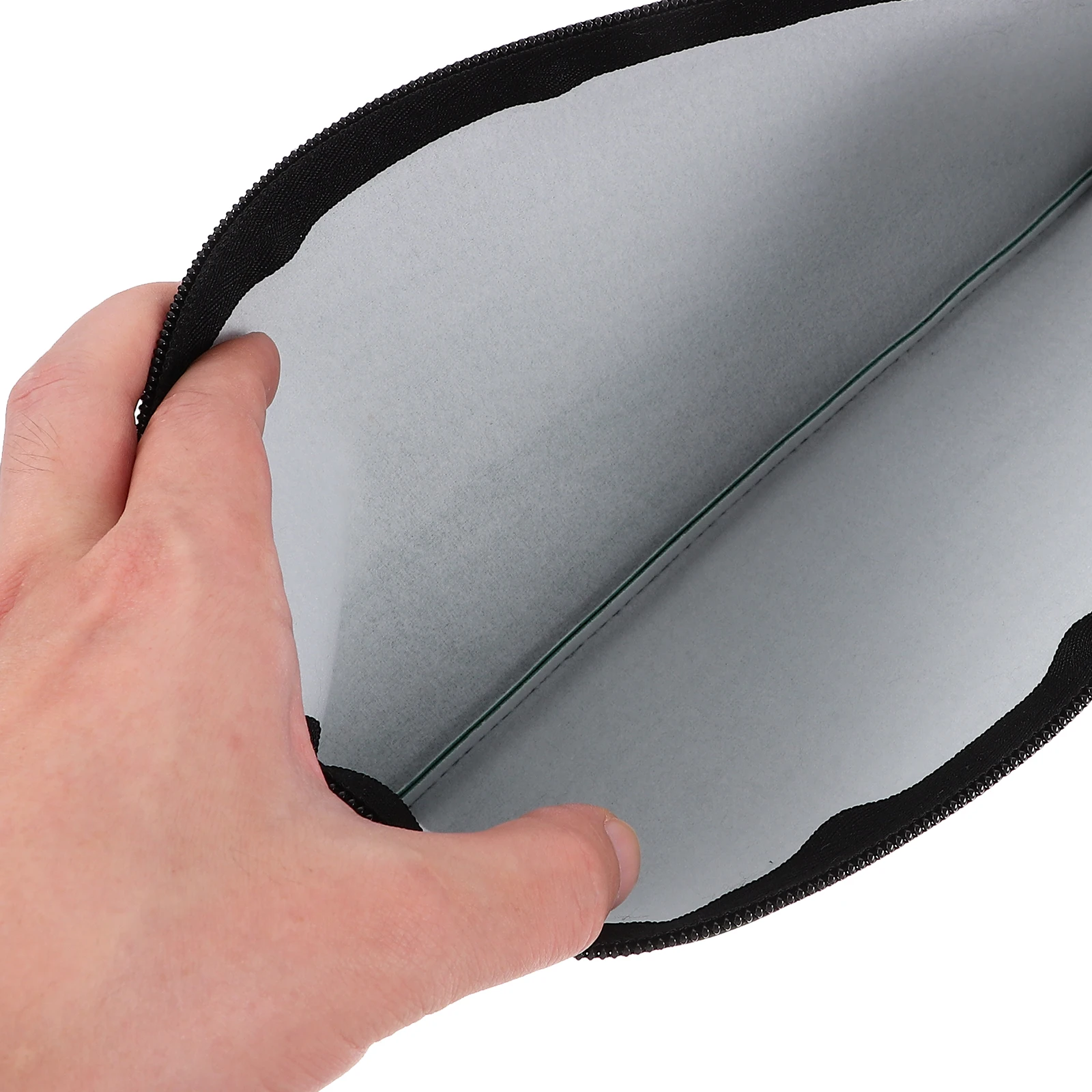 

2pcs Bill Bag Money Pouches Green PU Cash Storage Organizer for Files Documents Practical Zipper Design Teacher