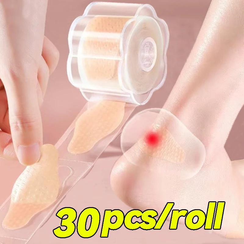 

Gel Heel Protector Foot Patches Adhesive Blister Pads Heel Liner Shoes Stickers Pain Relief Plaster Foot Care Cushion Grip 30pcs