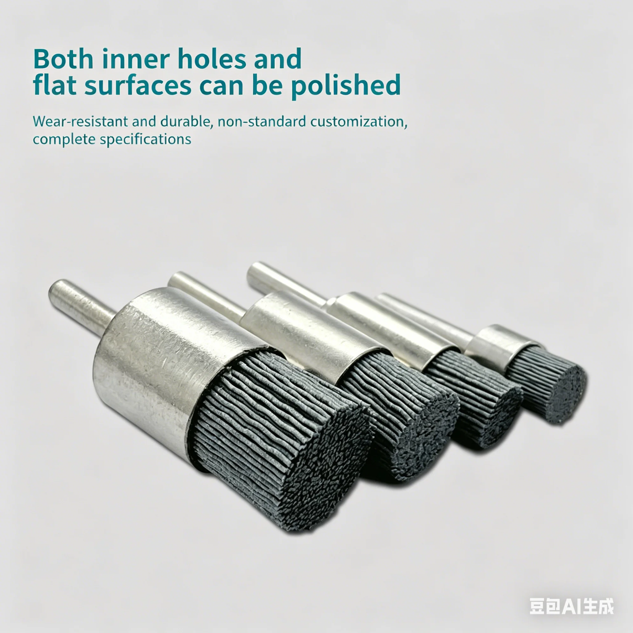 Smooth CNC Polish Brush Deburring Tools for Aluminum Grinding Head Knife Pattern Removal Burrs Silicon Carbide Grit 240