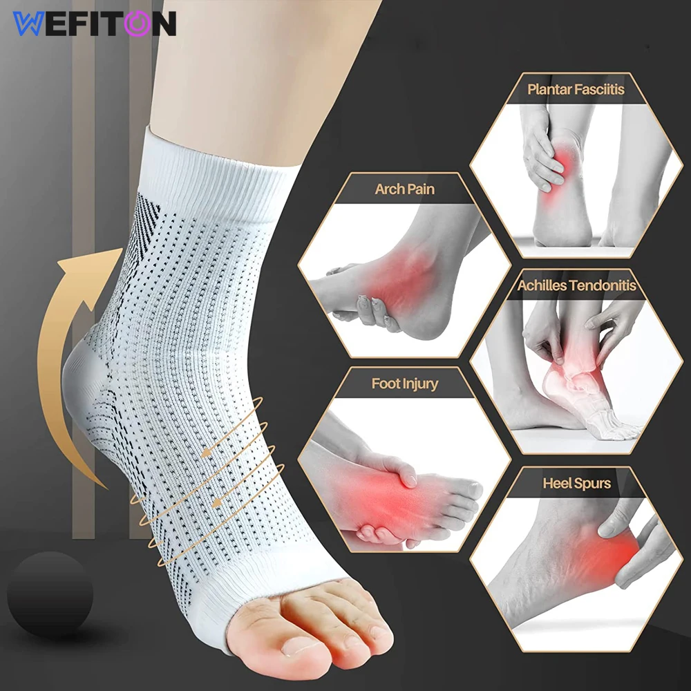 1Pair Neuropathy Socks,Ankle Brace Tendonitis Compression Socks,For Pain Relief and Plantar Fasciitis,Ankle Sleeves For Swelling