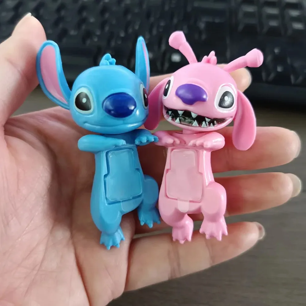 Caja ciega sorpresa de Ángel Stitch, caja ciega misteriosa de Ángel para fiesta, figuras de Anime bonitas, modelo de Navidad, regalos de muñecas, juguetes para niños