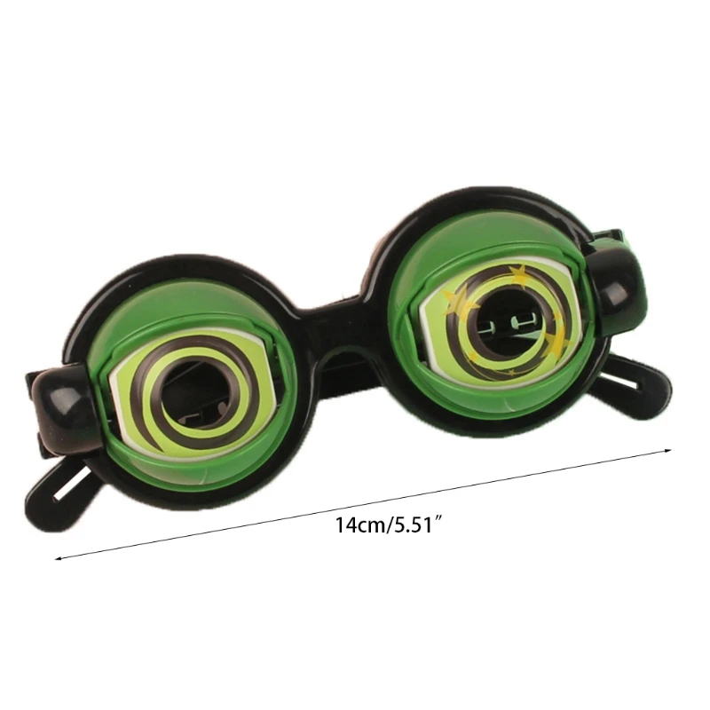 N80C – lunettes farces amusantes, jouets d'horreur, lunettes tombantes, yeux fous, jouet pour enfants