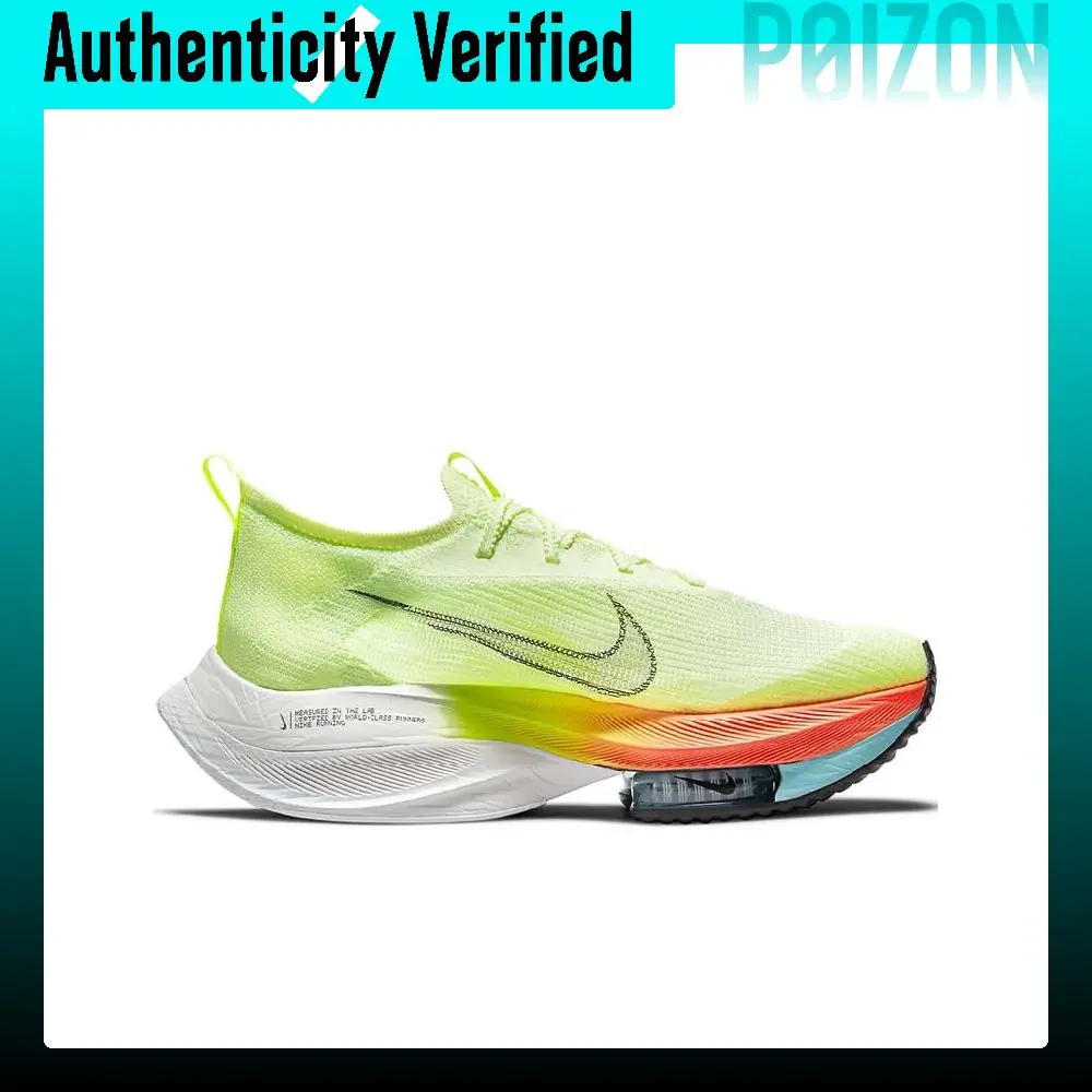Nike Air Zoom Alphafly Next% 1 Running Shoes Men's Low-top Neon Green CI9925-700 - view 3
