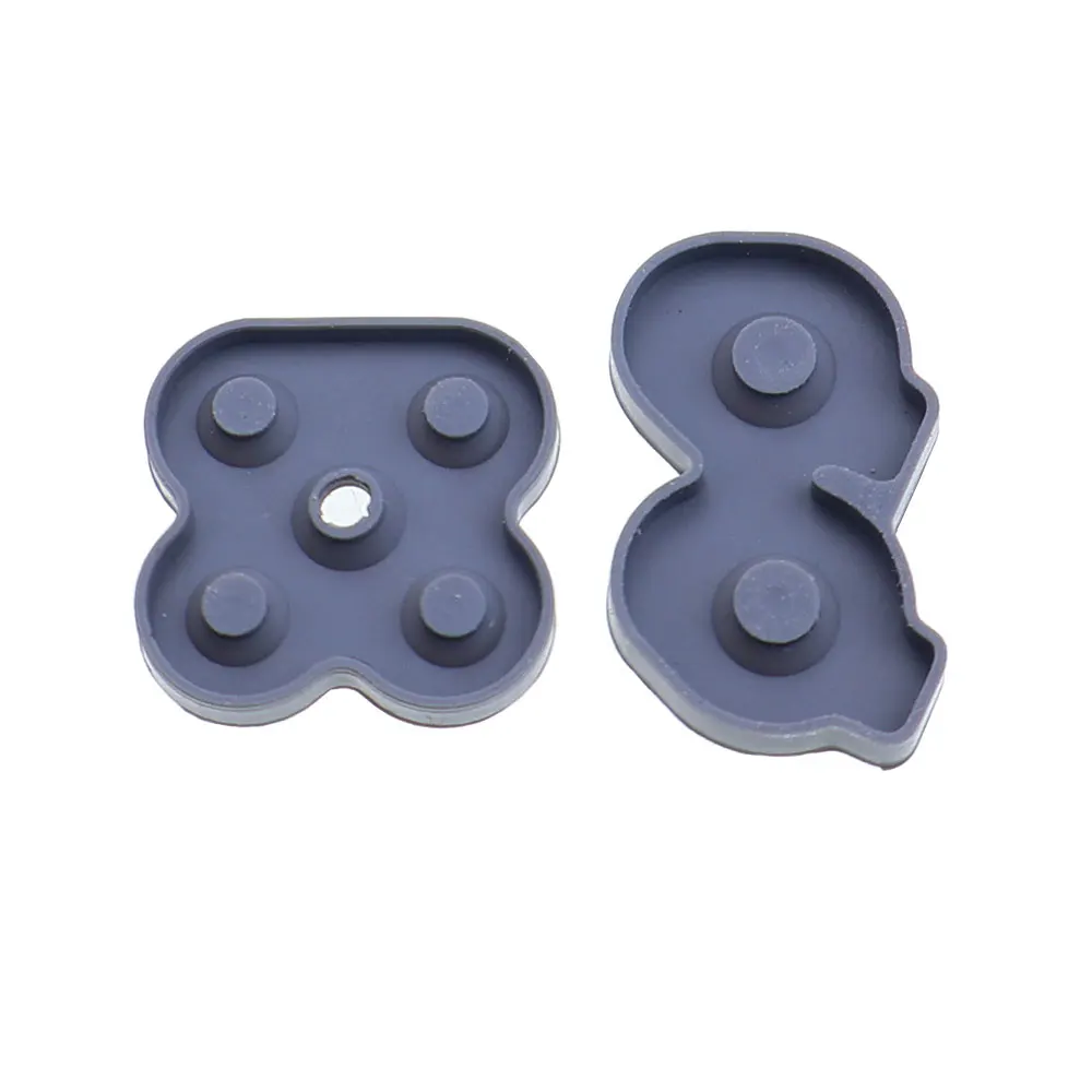 لوحدة التحكم Gameboy Micro GBM لوحة المفاتيح اليسرى اليمنى A B L R D-Pad أزرار استبدال منصات أزرار موصلة من مطاط السيليكون