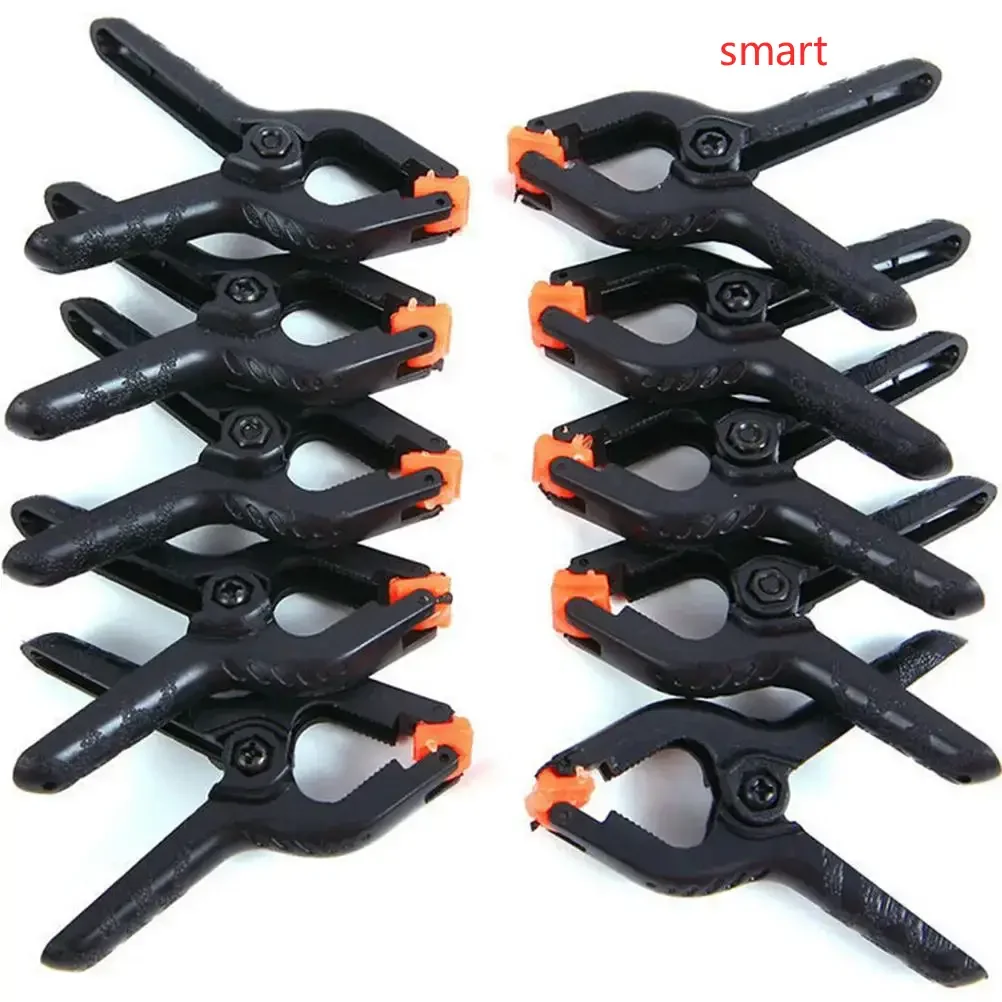 6Pcs Spring Clamps Heavy Duty Plastic For Background Muslin Canvas Paper Chromakey Screen Clip Photo Studio Carpenter Hand Tools
