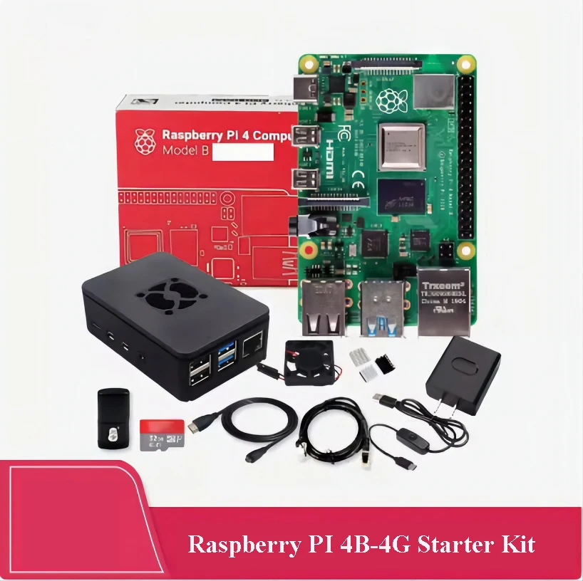 

Raspberry Pi 4B- 4G Starter Kit