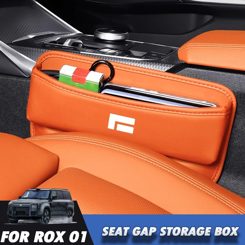 Seat Gap Storage Box for Polestones 01 Rox 01 Anti-Leak Multi-Functional Organizer Premium Interior Accessory