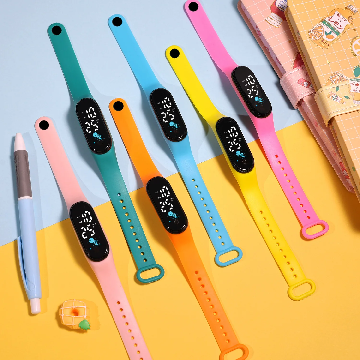 Children's Waterproof Sports Smart Watch Outdoor Silicone Bracelet Electronic Watch Kids Bracelet Digital Watches reloj montre