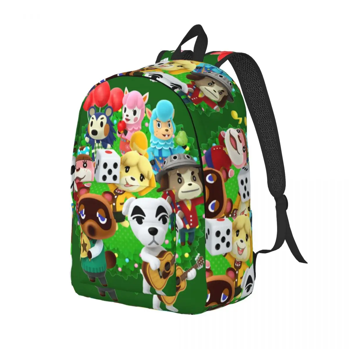 Sac à dos Animal Crossings avec poche pour enfants, cartable de jeu du cuir chevelu, sac à dos pour enfants, garçon, fille, alth, école primaire, nouveau