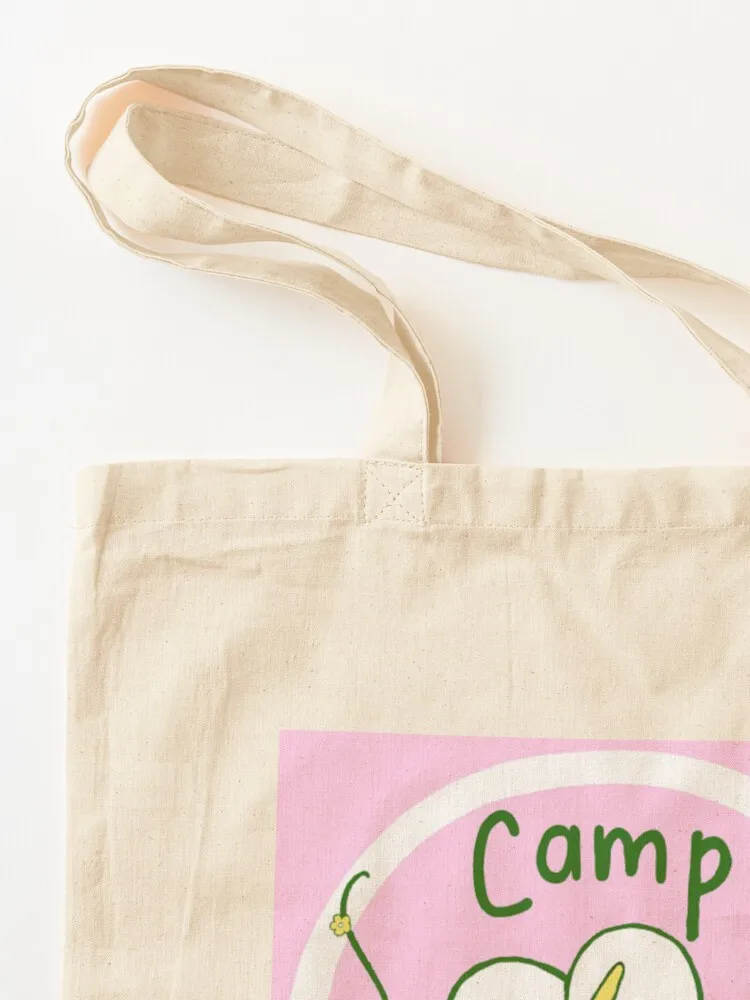 Camp Calla Lily Logo Tote Bag shopping cart bags Beach bag Canvas stote bag tote canvas