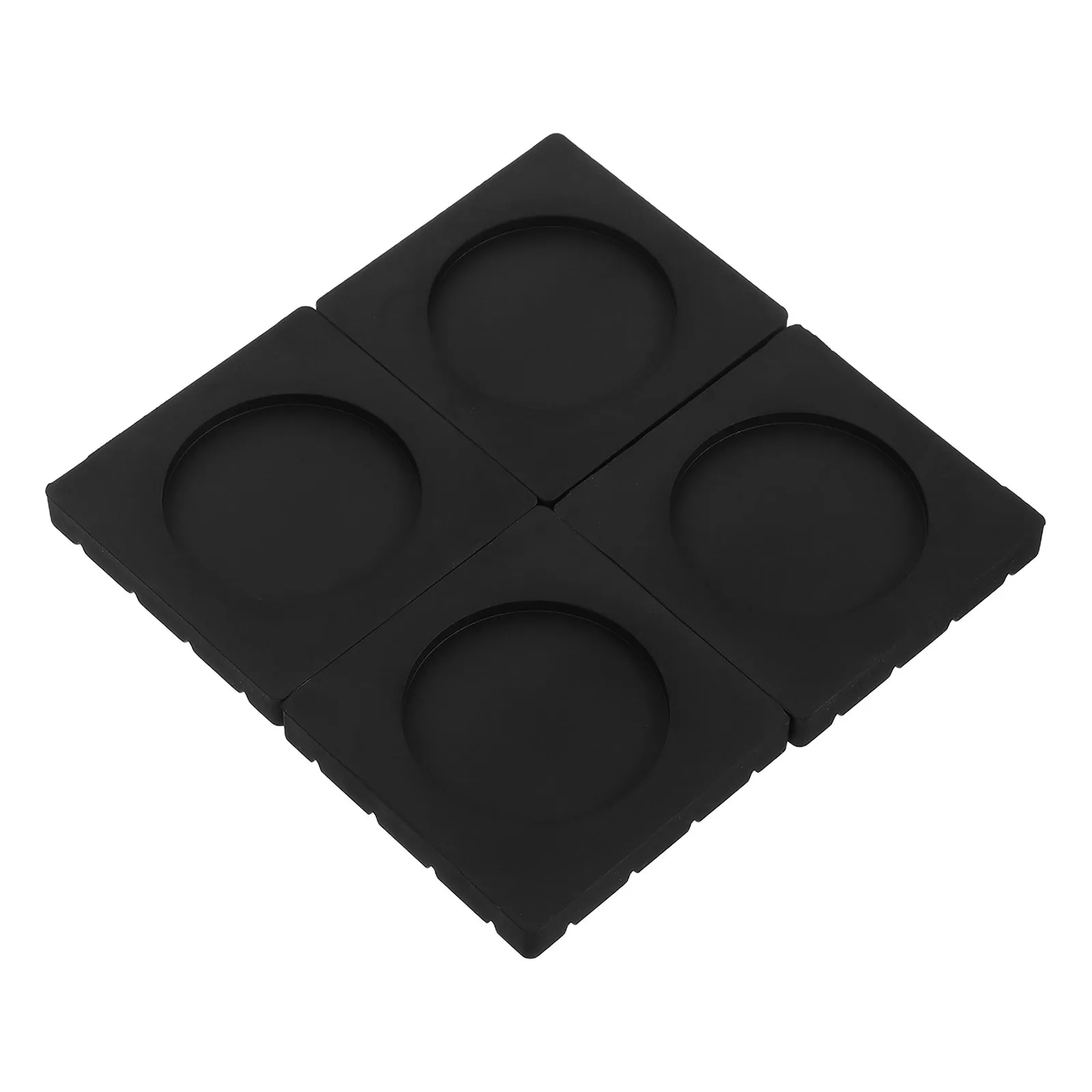 

4pcs Washing Machine Anti-Slip Pads Rubber Vibration Absorption Foot Mats Heavy Duty Wear Resistant Shockproof Isolation