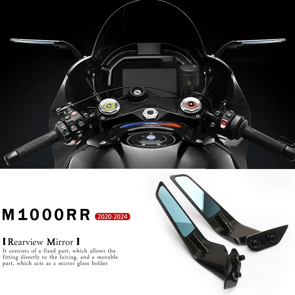 2020 2021 2022 2023 2024 Motorcycle Accessories Rearview Mirror Side Rear View Mirror Kit For BMW M 1000 RR M1000RR m1000rr