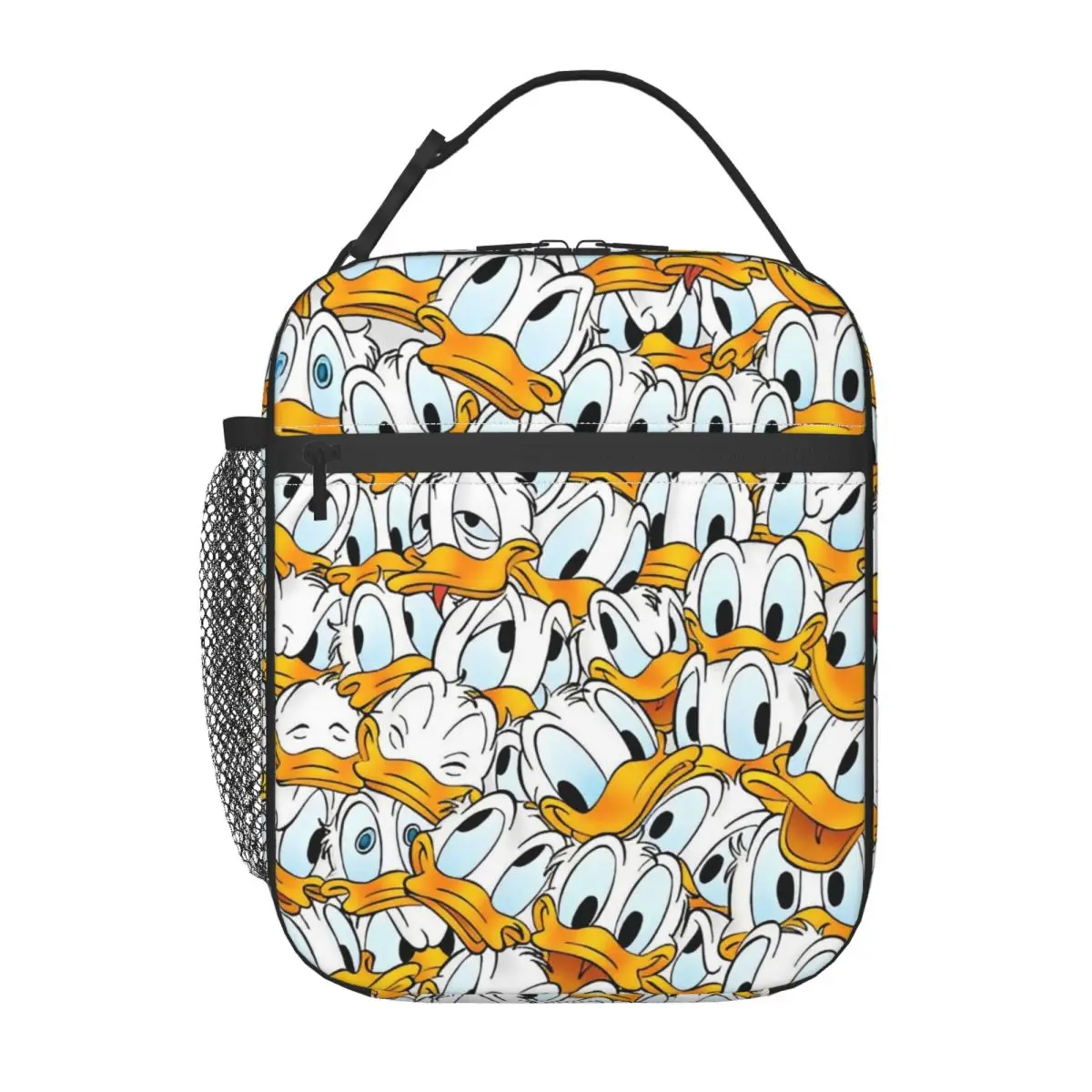 Donald Duck Insulated Lunch Bag Food Bag Portable Thermal Cooler Lunch Boxes For School Office