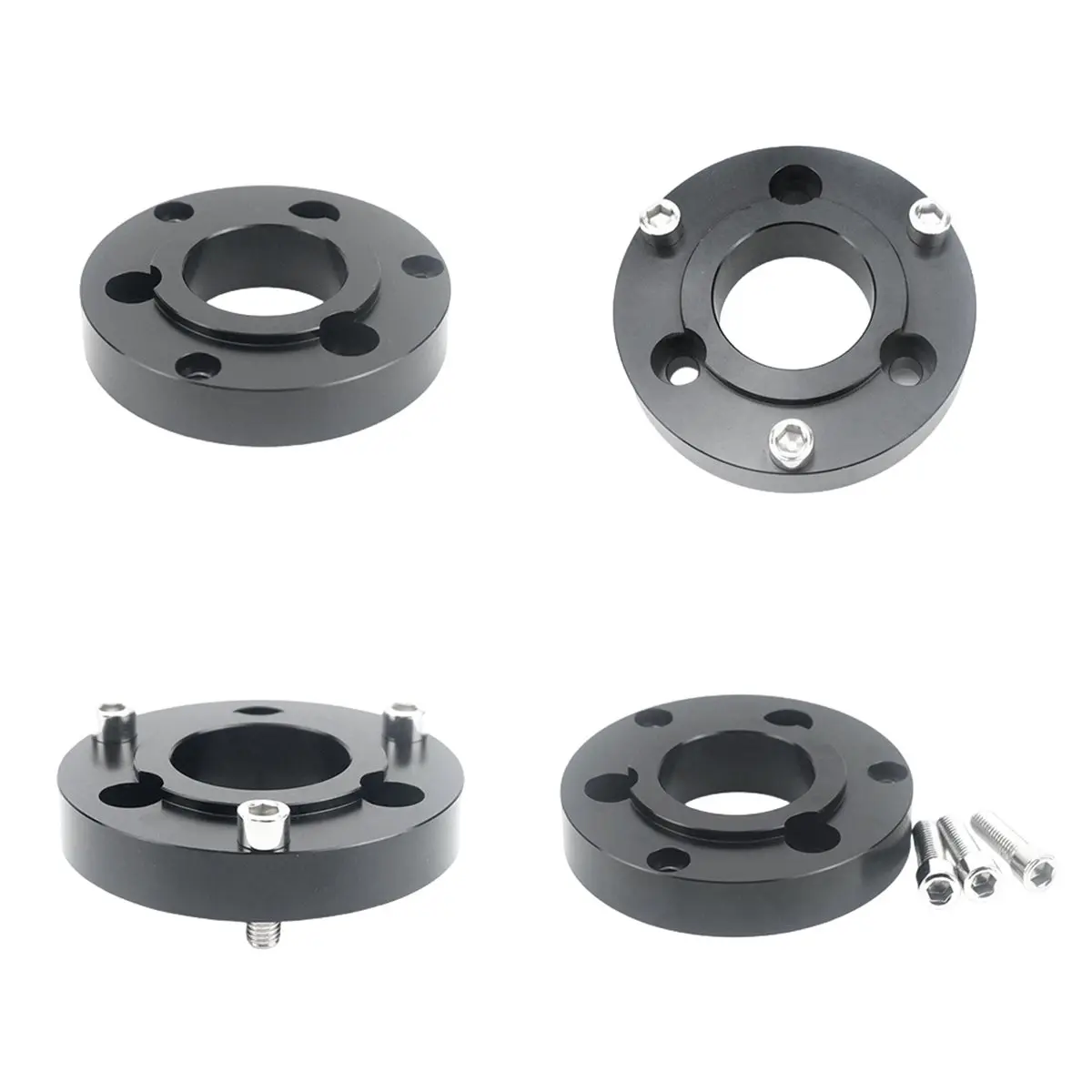 Compatible Front Hub Converter for RUCKUS MONKEY Retrofitting Wheel Hubs 57MM Convert to 70MM Black
