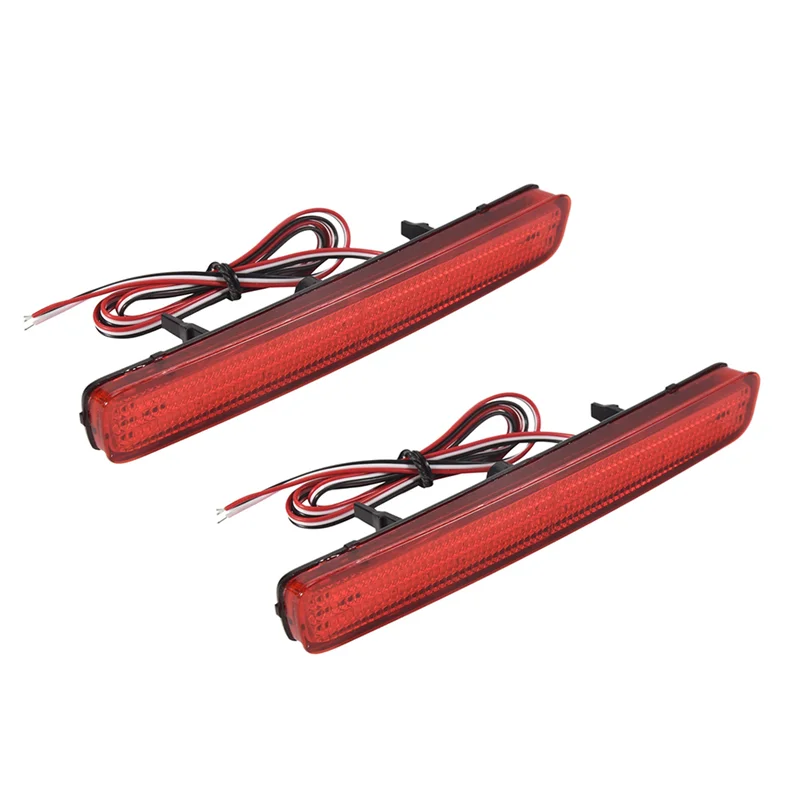 ABOK-Car LED المصد الخلفي عاكس ضوء الفرامل الذيل مصباح لتويوتا نوح فوكسي 80 Pruis 40 #4