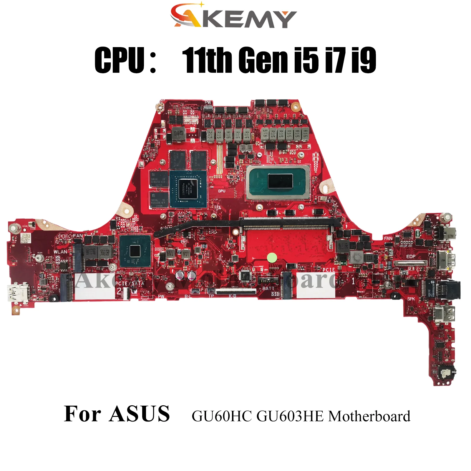 

GU603HE Laptop Motherboard For ASUS ROG Zephyrus M16 GU603 GU60HC GU603HE Mainboard W/ 11th Gen i5 i7 i9 100% tests OK fast ship