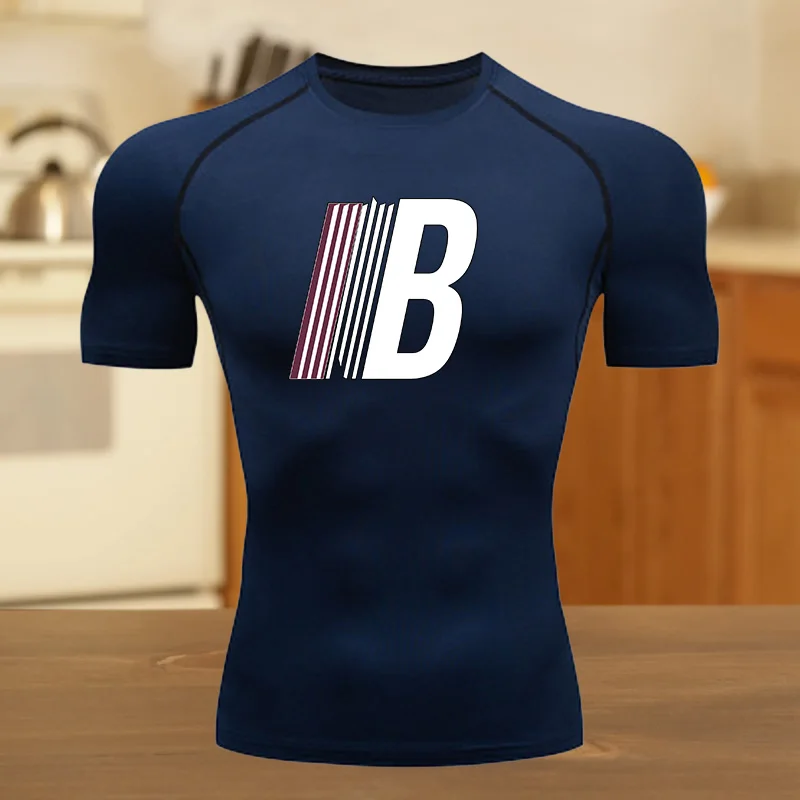 Abbigliamento sportivo fitness Maglietta per adolescenti Top grafici estivi Abiti da allenamento attillati Ragazzi Compressione Corsa T-shirt da basket