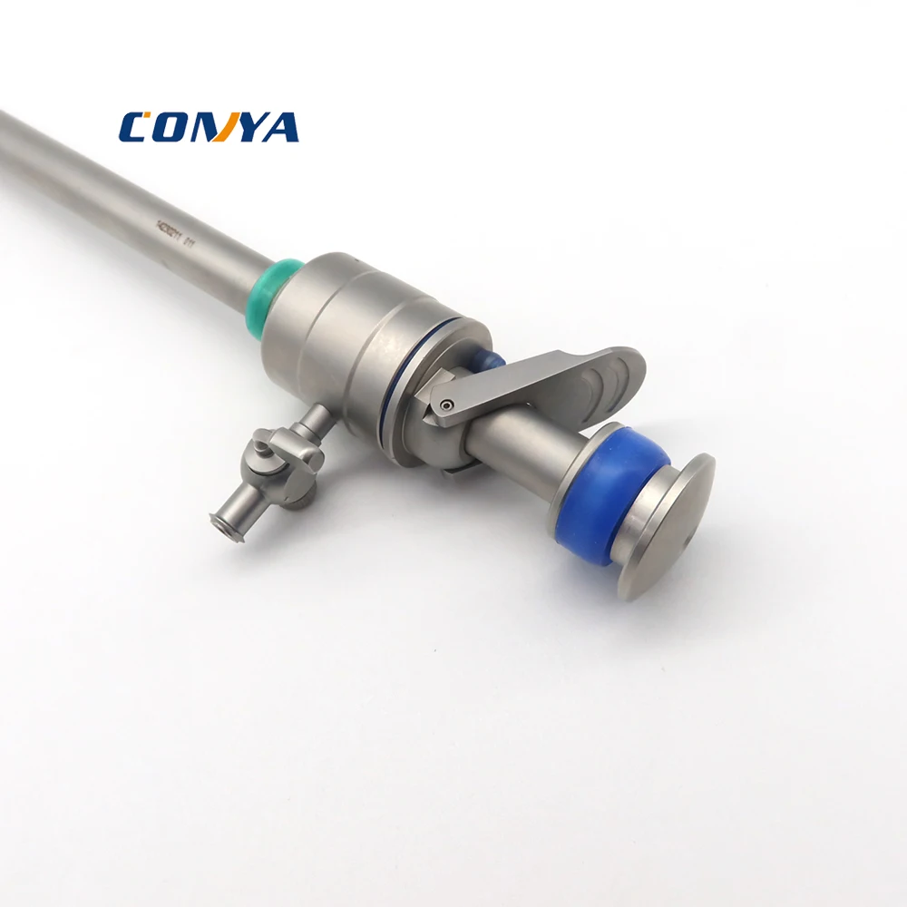 أدوات تروكار أمان صمام متعدد الوظائف بطول 120 مم مع واقي