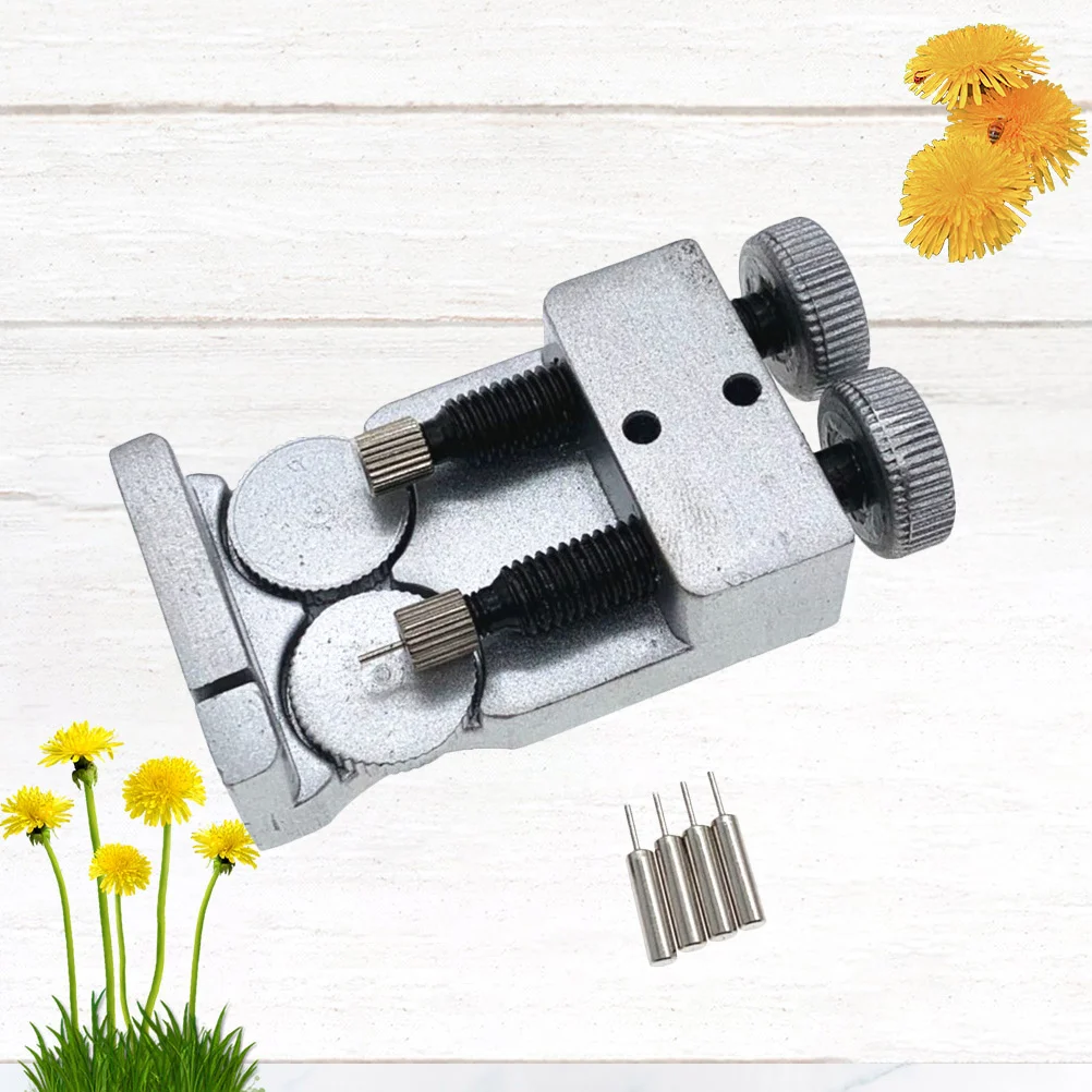 Dual Head Watchband Link Removal Tool Silver Durable Metal Strap Repair Spring Bar Pin Kit Watch Repair Tools Link Removal Tool